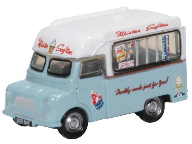 Oxford Diecast NCA021 - N Scale Bedford Ice Cream Van - Mr. Softee
