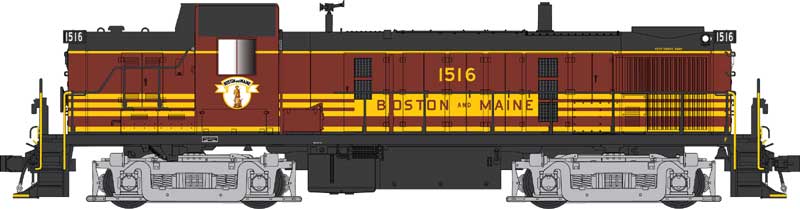 Bowser 25302 - HO ALCo RS-3 - DCC/Sound - Boston & Maine #1516