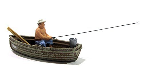 Preiser 28052 - HO Angler in a Boat