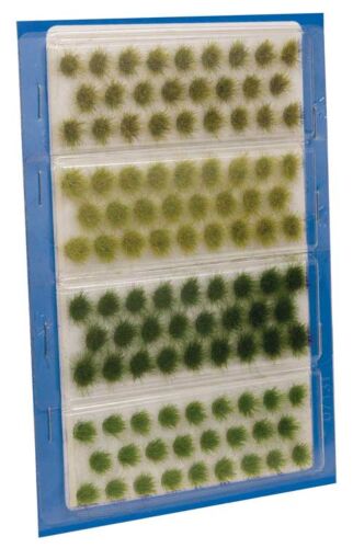 Walthers SceneMaster 1134 - HO Grass Tufts - 1/4 inch - Short Wild Mix (104pcs)