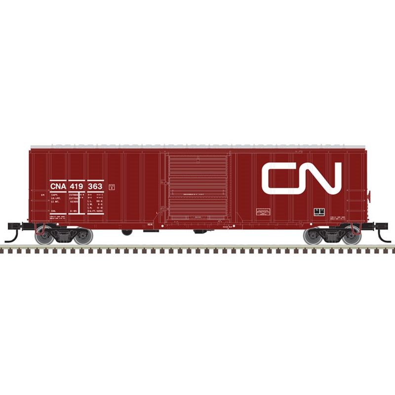 Atlas Trainman 50005988 - N Scale 50ft 6in Boxcar - Canadian National #419363
