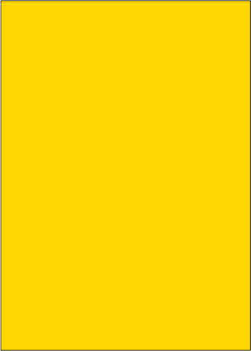 Microscale TF6 - Solid Color Trim Film Waterslide Decal Sheet - Yellow