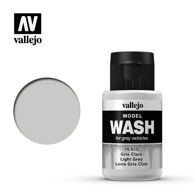 Vallejo 76515 - Model Wash - Light Grey - 35ml Bottle