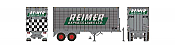 Rapido 403082 - HO 26Ft Can-Car Dry-Van Trailer - Reimer Trucking #3734