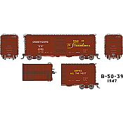 Rapido Trains 154001-4 - HO 40Ft B-50-39 Boxcar - Union Pacific, Delivery Scheme #198015