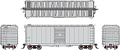 Rapido 155099 - HO 40Ft Boxcar w/ Late Improved Dreadnaught Ends - Great Northern (Undecorated - Single Car)