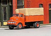 Sylvan Scale Models 331 HO Scale - 1952 Ford/Cab Over Engine/Stake Truck - Unpainted and Resin Cast Kit