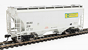 Walthers Mainline 7566 - HO 39Ft Trinity 3281 2-Bay Covered Hopper - Blue Circle Cement #236