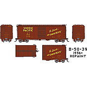 Rapido Trains 154007-3 - HO 40Ft B-50-39 Boxcar - Union Pacific, 1956 Repaint #197962