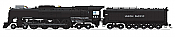 Broadway Limited 6644- HO- Union Pacific 4-8-4, Class FEF-3, #842, Black & Graphite, Paragon4 Sound/DC/DCC, Smoke
