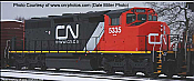 Bowser 25386 - HO GMD SD40-2W - DCC & Sound - Canadian National (Website) #5335