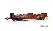 Tangent Scale Models 27013-5 HO Conrail (CR) G41A Repaint 1976 w/o Hoods PRR Shops G41A Coil Car #606628