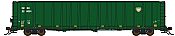 Otter Valley Railroad 64095 - HO NSC 64 Ft 6400 CuFt Scrap and Trash Gondola - IWXX #220020