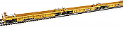 Walthers Mainline 55644 - HO RTR Thrall 5-Unit Rebuilt 40Ft Well Car - Trailer-Train DTTX #740366 A-E