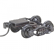 Kadee 512 - HO Bettendorf T-Section Trucks w/Ready-to-Mount Couplers - 33 Inch Ribbed Back Wheels