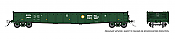 Rapido Trains 50047 - HO 52Ft 6In Mill Gondola: BC Rail - Dogwood Scheme 6(pkg) 