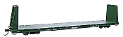 Walthers Mainline 50602 - HO RTR 68Ft Bulkhead Flatcar - BC Rail #66528