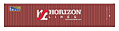 Intermountain Railway 30269-01 HO Scale 40Ft Corrugated Container Beacon Horizon Lines 2pk