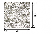 Plastruct 91875 Random Grey Stone Paper Pattern Sheet (2pcs pkg)