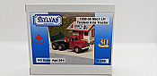 Sylvan Scale Models 348 HO Scale - 50/56 Mack LH T/A Tractor- Unpainted and Resin Cast Kit  