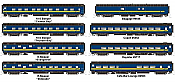 Rapido 550015 - N Scale -The Ocean- Passenger Cars - VIA Rail (8-Car Set)