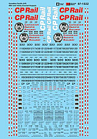 Microscale 601532 - N Scale Railroad Decal Set -- Canadian Pacific NSC and Trinity Covered Hoppers