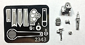 ShowCase Miniatures 2343 - HO Scale Photo Etch Right Hand Semaphore Head Set #1