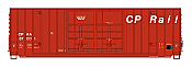 Intermountain 4133007-06 HO - Value Line Gunderson 50Ft High Cube DD Boxcar - Flat Roof - CP Rail/ex-MILW #87023