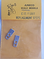 Juneco Scale Models C-15 Replacement Steps for Athearn F-Units (2/pkg)