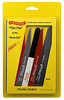 Flex-i-File - Pad Set: Angled Cut Sanding Sticks (5 different grits)
