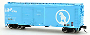 Bowser 42854 - HO RTR 40Ft Single-Door Steel Boxcar - Great Northern (Large Rocky Logo) #3902