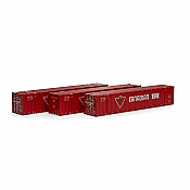 Athearn 26576 - HO RTR 53Ft Jindo Container - Canadian Tire (3pkg)