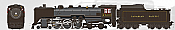 Rapido 601005 - HO Scale H1b Hudson Steam - DC/DCC Ready - Canadian Pacific (Delivery) #2816