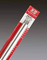 K&S Engineering 8291 All Scale - 9/16 inch OD Round Aluminum Tube - 0.029inch Thick x 12inch Long