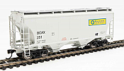 Walthers Mainline 7568 - HO 39Ft Trinity 3281 2-Bay Covered Hopper - Blue Circle Cement #251