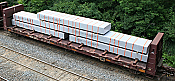 Otter Valley Railroad 66031 - HO NSC 60ft Ingot Flat Car - Data Only
