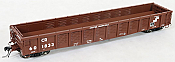 Tangent Scale Models 17015-07 - HO 1988 G43B Coil Svc. Gondola w/ Coil Racks - Conrail (CR) #601857