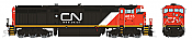 Rapido 24522 - HO Dash 8-40CM - DCC & Sound - BC Rail: CN Website #4618