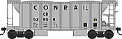 Bowser 42796 - HO RTR 70 Ton 2-Ballast Hopper with Side Chutes - Conrail #53870
