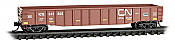 Micro Trains 10500631 - N Scale 50Ft Steel Side 15-Panel Fixed-End Fishbelly-Side Gondola - Canadian National ICG #245605