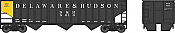 Bowser 41825 HO 14 Panel 70 Ton Hopper  Delaware & Hudson #9052