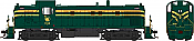 Bowser 25420 - HO Alco RS-3 Phase 2 - DCC & Sound - Jersey Central (Green Stripe) #1554