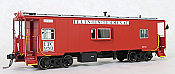 Tangent Scale Models 60116-02 - HO Delivery Target Red 1953+ Steel Bay Window Caboose - Illinois Terminal #982