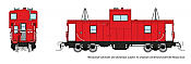 Rapido 510099 - N Scale Wide-Vision Caboose - Painted, Unlettered - Red