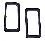 Walthers Cornerstone 977 - HO Black Rubber Diaphragms - 1 Pair