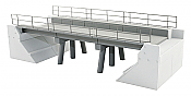 BLMA Models 4390 HO Concrete Segmental Bridge Set A, Plastic Kit