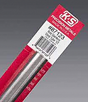 K&S Engineering 87123 All Scale - 1/2 inch OD Round Stainless Steel Tube - 22 Gauge x 12inch Long