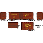 Rapido Trains 154005-3 - HO 40Ft B-50-42 Boxcar - Union Pacific, Delivery Scheme #105478