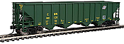 Walthers Mainline 1981 - HO 50ft 100-Ton 4-Bay Hopper - Chicago & North Western #63136