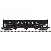 Atlas Trainman 20006915 - HO 70 Ton 9 Panel Open Hopper - Alaska #14783